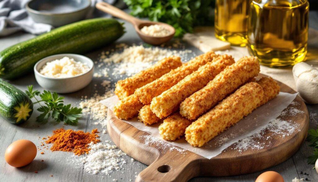 Stick di zucchine croccanti in friggitrice ad aria: pronti in 12 minuti