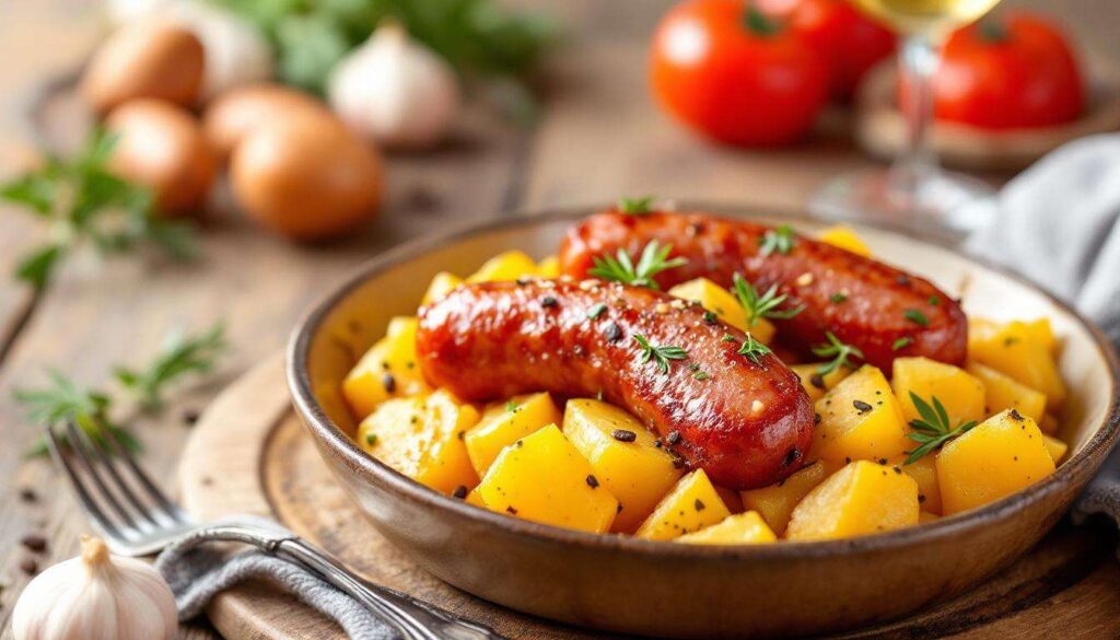 Salsiccia al forno con patate: la ricetta perfetta