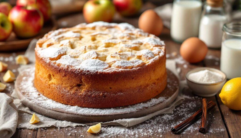 Torta di mele – Non ci metto il burro e viene altissima, umida all’interno, praticamente una nuvola